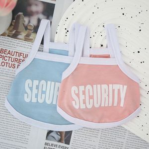 Pet Security Vest Macaron Color Cotton <b>Cat</b> Dog Summer Clothes Cute Letter Design Thin Tank <b>Top</b> - Product Image 3