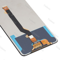 Applicable à la transmission audio, écran LCD TFT pour téléphone mobile TECNO Pova 3, assemblage de cadre d'écran intérieur et extérieur