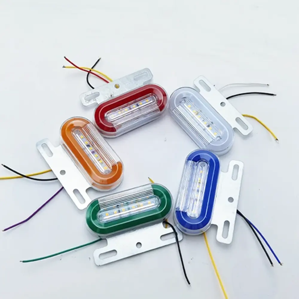 Hot Sale Amber Red White Green Blue Trailers Lights Car Led Truck 12v 24v LED Side Marker Light