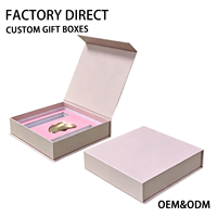 Boîte cadeau rigide en papier en forme de livre rose personnalisée avec couvercle magnétique, insert en EVA et estampage à chaud argenté – Fabrication usine