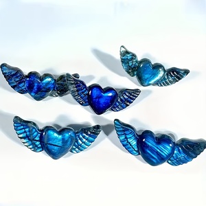 Alas de Corazón de Labradorita, Cristal Natural Curativo, para Regalo y Decoración del Hogar, Venta al Por Mayor - Product Image 3