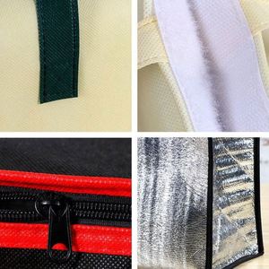 Bolsa Térmica Aislante de Aluminio con Cierre y Logotipo Personalizado, Bolsa de Entrega de Alimentos para Llevar - Product Image 6