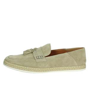 Mocassins pour homme Amerigo Vespucci AV320 en toile verte, chaussures tendance - Product Image 1