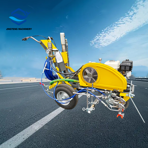 Hochwertige Markierung breite 300mm hydraulische Kaltspray-Straßen markierung maschine für Parkplatz zieh maschine - Product Image 1