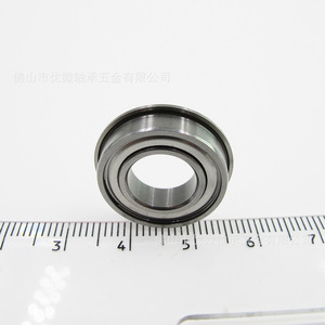 Rodamiento de precisión con brida U-Micro F6800ZZ, 10 mm de diámetro interior, 19 mm de diámetro exterior, 5 mm de grosor, con brida para maquinaria - Product Image 3