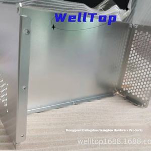 Châssis en alliage d'aluminium usiné CNC Welltop W2-SQFY70 avec dissipation thermique et fabrication de tôles par pulvérisation pour usine - Product Image 1