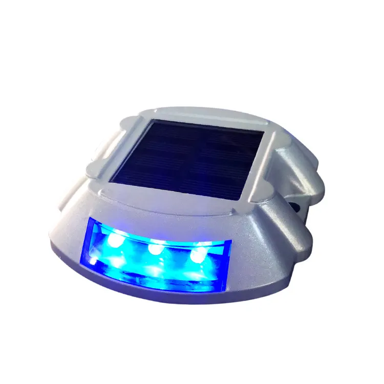 알루미늄 방수 LED 태양열 구동 거리 스터드 라이트 캐스팅 램프 무선 차도 통로 캐스팅 야외 조명