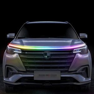 150cm Xe Bumper lưới tản nhiệt máy bìa với dẫn ban ngày chạy & môi trường xung quanh ánh sáng đèn trang trí - Product Image 2