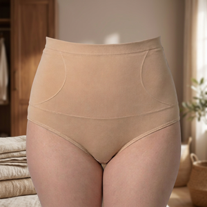 Women's High Waisted Seamless Neoprene Shapewear Panties Tummy Control Breathable Medium Compression <b>Slimming</b> Underwear for - Product Image 4
