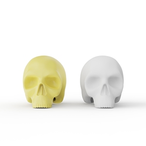 Skull Tattoo Practice Skin <b>Silicone</b> Simulation Head Fake Leather Practice <b>Tool</b> for Beginner Tattoo Artists - Product Image 4