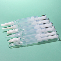 Caneta de torção vazia para cosméticos, recipiente de 2ml, 3ml, 4ml, 5ml, óleo de cutícula, esmalte de unha, torção, com escova