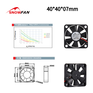 Mini CPU Computer Cooler 4007 12v 40mm Small Dc Brushless Sleeve Bearing Cooling Fan