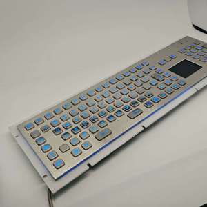 Thép không gỉ đèn nền kim loại bàn phím với <span class=keywords><strong>touchpad</strong></span> - Product Image 4