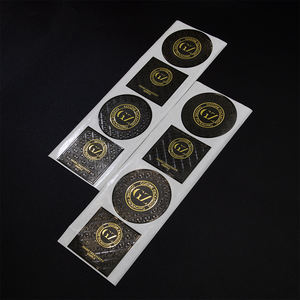 Logotipo de lámina de oro autoadhesivo personalizado, troquelada pegatina, vinilo de impresión UV personalizado, etiqueta adhesiva cosmética impermeable - Product Image 6