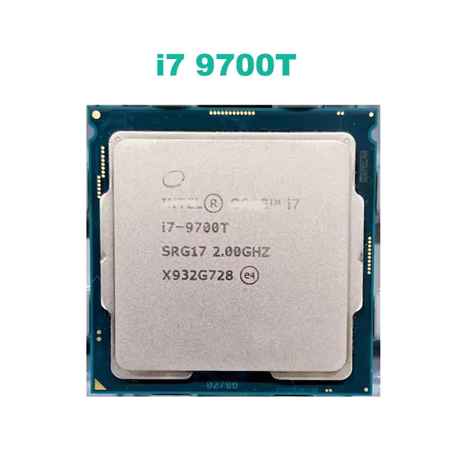 CPU Processor I7-9700T 8 Cores 8 Threads 12MB 4.3GHz 35W TDP LGA1151 Desktop CPU for Home Office and Energy Saving Desktop