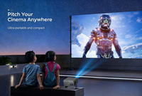 Proyektor Sinema LCD LED R100 Berkualitas Tinggi, Laris Manis, Mini Portabel, Proyektor Video Home Theater 4K Full HD 720P