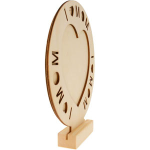Marco de fotos de madera en forma de corazón "Amo a mi madre" Fuente el mejor regalo para mi madre - Product Image 3