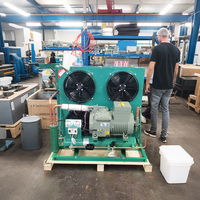Unité de condensation à piston semi-hermétique pour chambre froide haute et basse température, fabrication italienne, prix de gros direct usine, exclusivité B2B