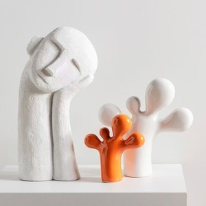 Ornement d'aile abstraite texturé sculptural vieilli de collection d'art pour coin d'art du salon - Product Image 2