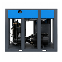 Compresseur à vis VFD 110KW 150HP 7-10Bar IP54, compresseur d'air rotatif à vis à fréquence variable, utilisation industrielle générale