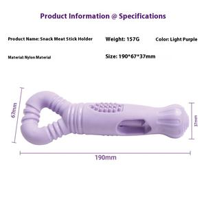 Yeni çevre dostu naylon köpek çiğnemek oyuncak dönen kart Eater taşlama dişleri ile aperatif Bar tutucu In-Stock can sıkıntısı Reliever evcil hayvanlar için - Product Image 3