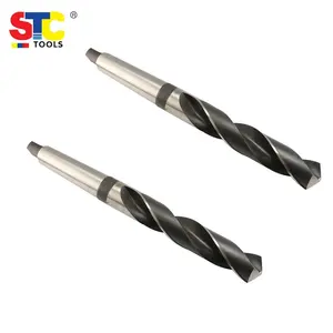 HSS Thép Tốc Độ Cao Cobalt Cone Shank <span class=keywords><strong>Bits</strong></span> Đen Oxide Kết Thúc Din345 Lỗ Cutter Công Cụ Điện Morse Côn Shank Twist Khoan Bit - Product Image 1