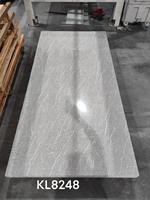 Panneau mural moderne en PVC UV effet marbre, haute brillance, étanche et insonorisant, pierre artificielle, idéal pour les gymnases et les espaces commerciaux – Vente directe usine