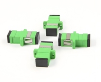 Adapter Fiber Optic SC APC Simplex FTTH Quick Assembly Connector Fiber Coupler