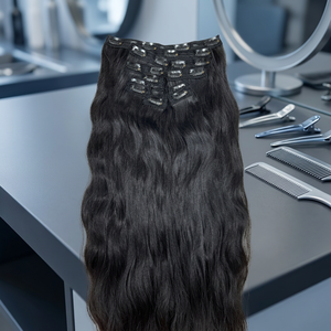 Inde du Sud Temple indien cheveux ondulés Extensions 30 pouces Clip-In trame Remy HD dentelle faisceaux - Product Image 2