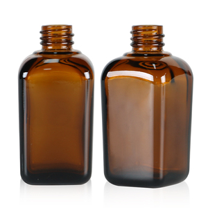 ขวดแก้วสีเหลืองอำพันขนาด30มล. 50มล. ขวดหยดแก้วสีอำพันเปล่าบรรจุภัณฑ์ - Product Image 6