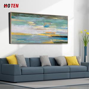 Dipinto Decorativo Marino Contemporaneo Minimalista Personalizzato, <span class=keywords><strong>Olio</strong></span> Astratto Dipinto a Mano su Tela per Soggiorno - Product Image 5