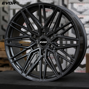 Jantes forgées EVOR 5x112 5x120 5x114.3 5x108 en alliage d'aluminium sur mesure pour voitures <span class=keywords><strong>4x4</strong></span>, camions tout-terrain et pick-up 18 19 20 21 22 23 24 25 26 - Product Image 1
