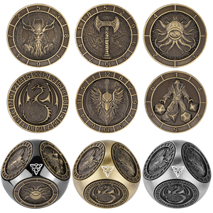 Bộ xúc xắc kim loại 6 mặt độc đáo tốc độ cao D6 với hộp quà tặng dành cho trò chơi nhập vai D&D và quà tặng tiệc tùng - Product Image 3