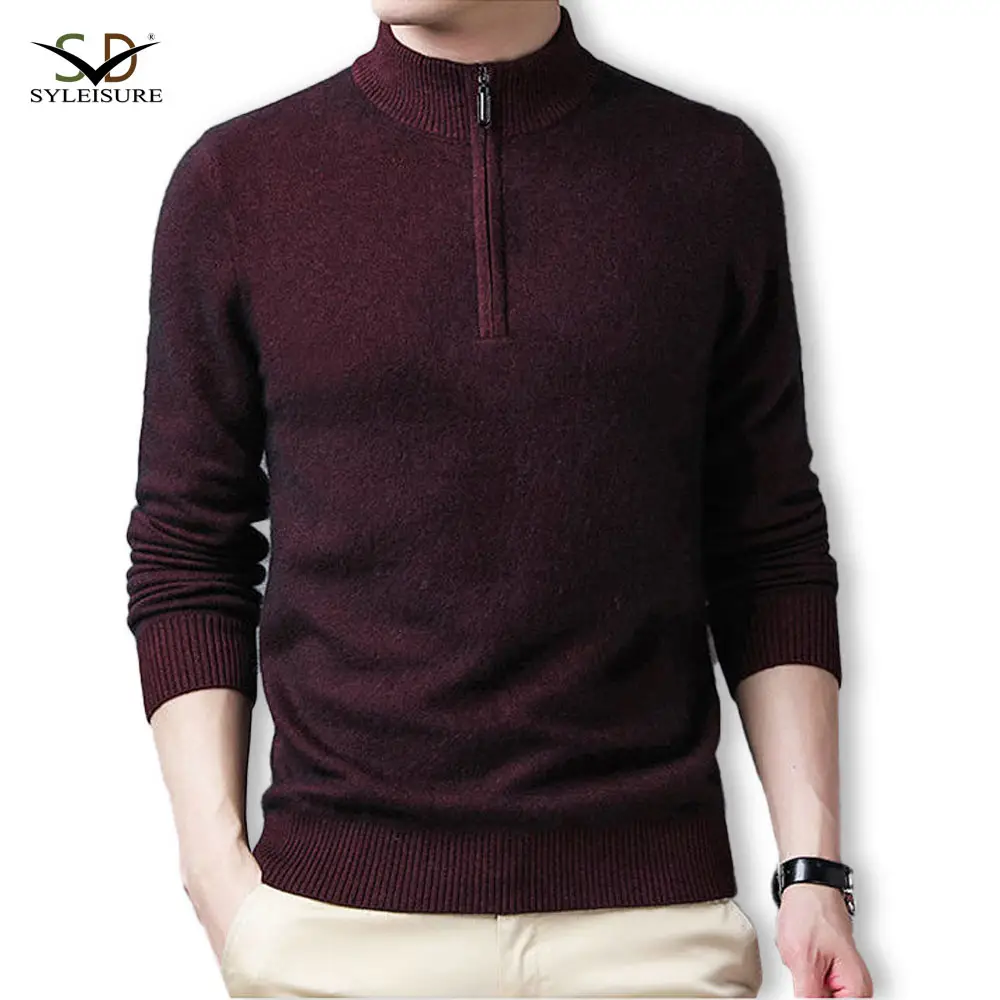 high quality knitted handmade crochet sweaters men stylish