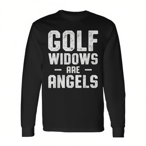 Golf Widow <b>Wife</b> Angel Golfer Long Sleeve T-Shirt - Product Image 2