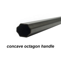 Manche de crosse en alliage d'aluminium et scandium de 30 à 60 pouces en fibre de carbone et logo personnalisé pour hommes et femmes