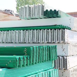 Barrière de sécurité routière en acier ondulé galvanisé à chaud, type W, non réfléchissante, sans éclairage - Product Image 5