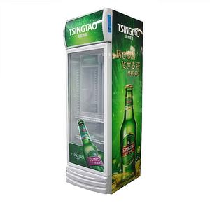 Réfrigérateur commercial d'affichage de boisson de porte en <span class=keywords><strong>verre</strong></span> simple de bonne qualité de refroidissement statique - Product Image 4