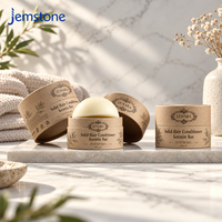 Emballage en tube de papier biodégradable personnalisé à étiquette privée, petit cylindre en papier pour crème pour le visage, shampoing solide, savon, emballage en carton