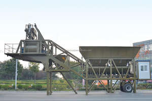 Planta Mezcladora de Concreto Móvil, Mini Planta Dosificadora de Cemento y Concreto, Precio de Planta Dosificadora de Concreto Pequeña - Product Image 3