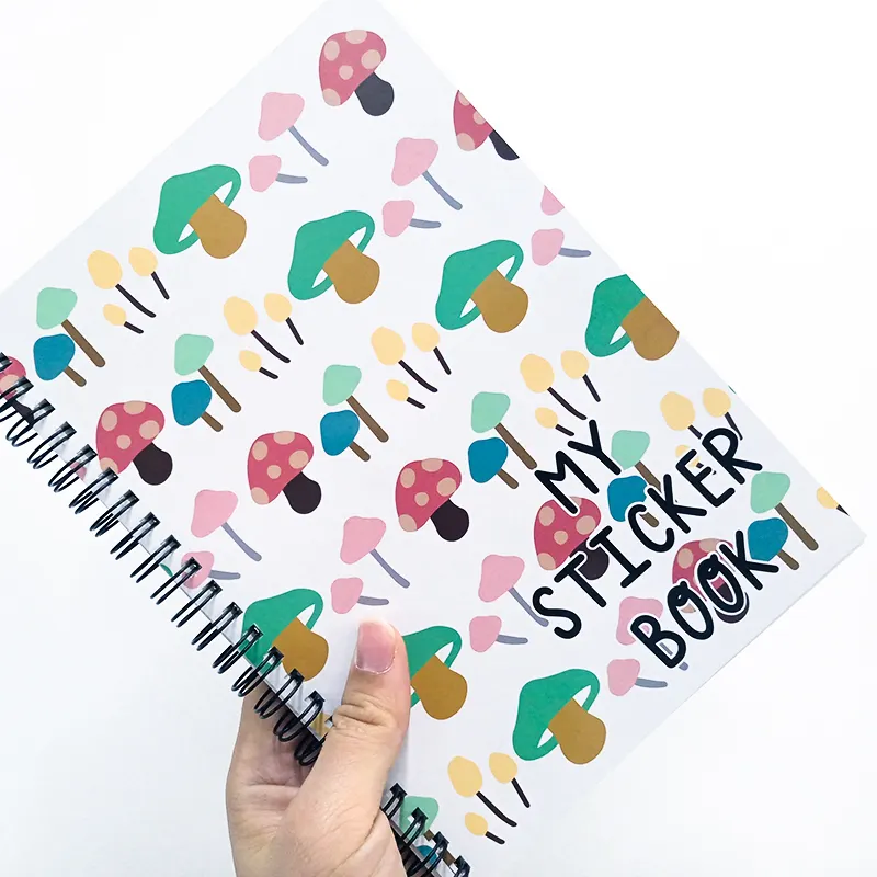 custom design printed release paper Multi-Themed Reusable planner sticker book