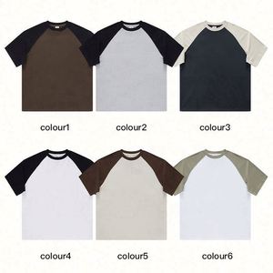 T-shirts en coton de haute qualité, unisexes, multicolores, avec logo personnalisé, style rétro américain, pour hommes, été - Product Image 3