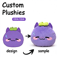 Oreiller en peluche ananas personnalisé OEM pour la décoration intérieure, rembourré de coton PP, anti-stress, mascotte de marque personnalisée