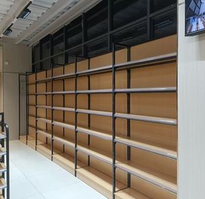 2021 Double-Sided Modern Metallic Gondola Heavy-Duty Epoxy Powder Coated Supermarket <b>Shelf</b> Rack Toy Display Rack Quick - Product Image 4