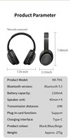 Nouveau Casque sans fil supra-auriculaire 2-en-1 2026 avec écouteurs interchangeables, ENC, pour Gaming P9 B39 Pro Max