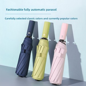 Parapluie pliable anti-UV de luxe personnalisé en gros pour cadeaux promotionnels d'entreprise - Product Image 2