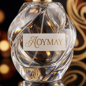 Botella <span class=keywords><strong>de</strong></span> Perfume Vacía <span class=keywords><strong>de</strong></span> Vidrio <span class=keywords><strong>de</strong></span> 100 ml con Tapa Magnética y Pulverizador, Envase Elegante <span class=keywords><strong>de</strong></span> Forma Irregular - Product Image 2