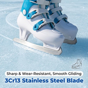 Scarpe Professionali per <span class=keywords><strong>Pattinaggio</strong></span> <span class=keywords><strong>Artistico</strong></span>, per Uso Ricreativo <span class=keywords><strong>su</strong></span> Pista di <span class=keywords><strong>Ghiaccio</strong></span>, per Uomini, Donne e Bambini - Product Image 2