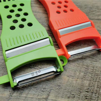 Keuken Roestvrijstalen Blad Knoflookmolen Groenteschiller En Rasp Multi-Functionele Handleiding Fruit & Groente Dunschiller Tool