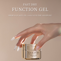 GULAURI Gel à Séchage Rapide pour Extension d'Ongles, Gel UV Longue Durée, Peut Faire la Construction des Ongles, Séchage en 2s, Modélisation en 4s